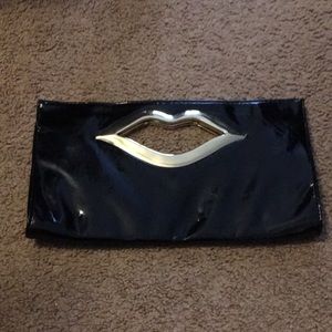 Vegan Patent Leather Clutch